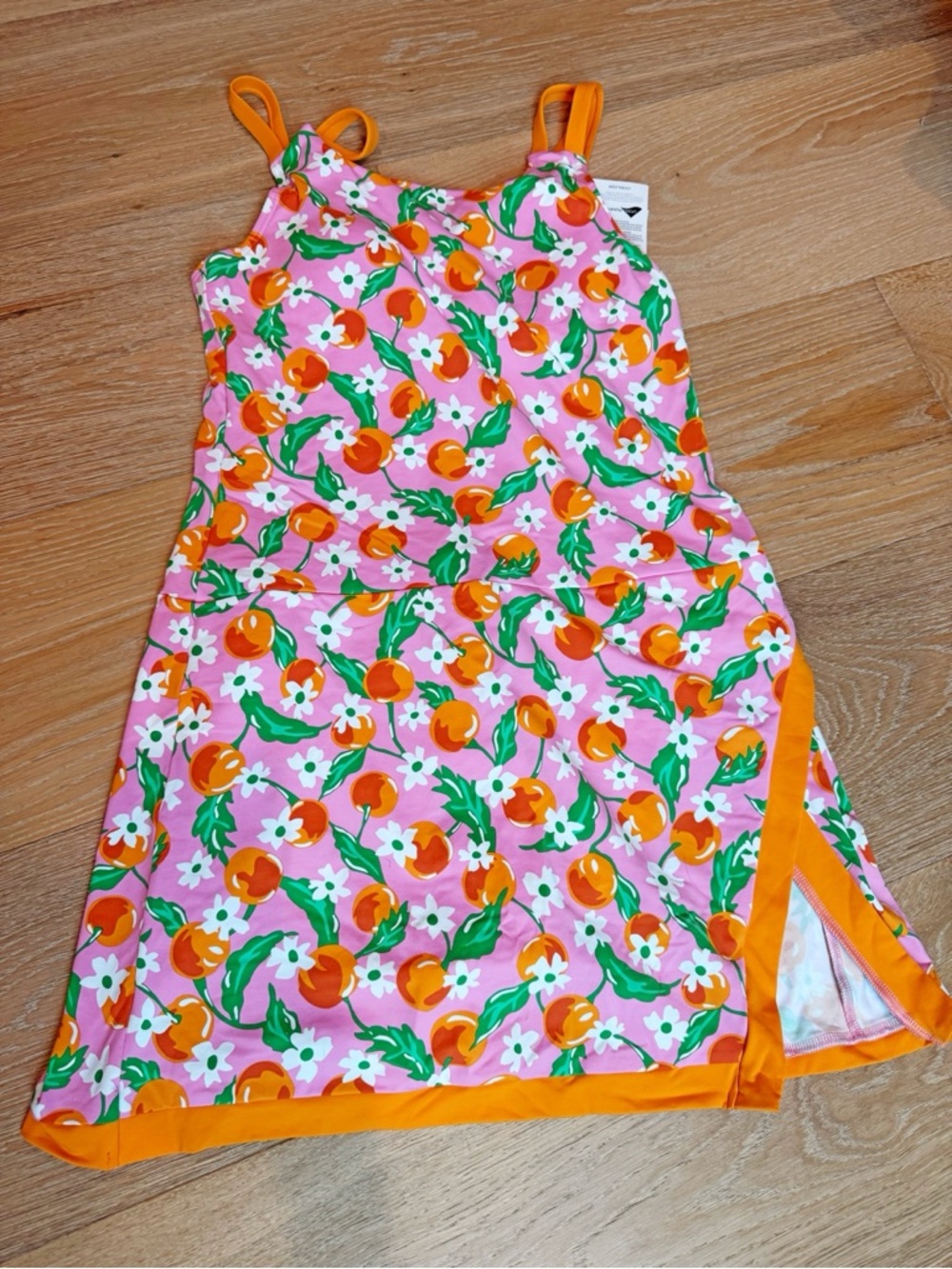 NWT Draper James Pink Orange Floral One-Piece Swimsuit